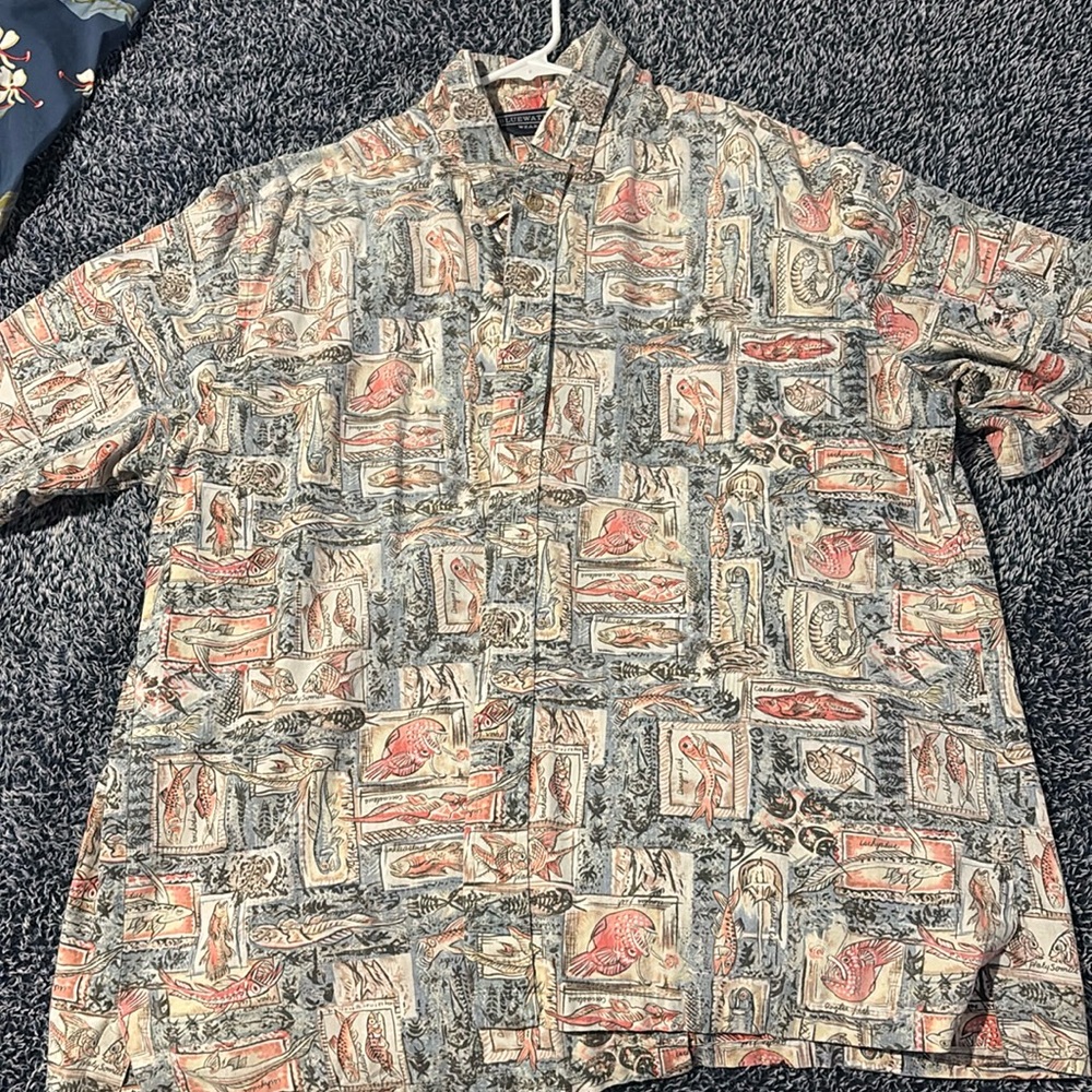 Blue water shirt
